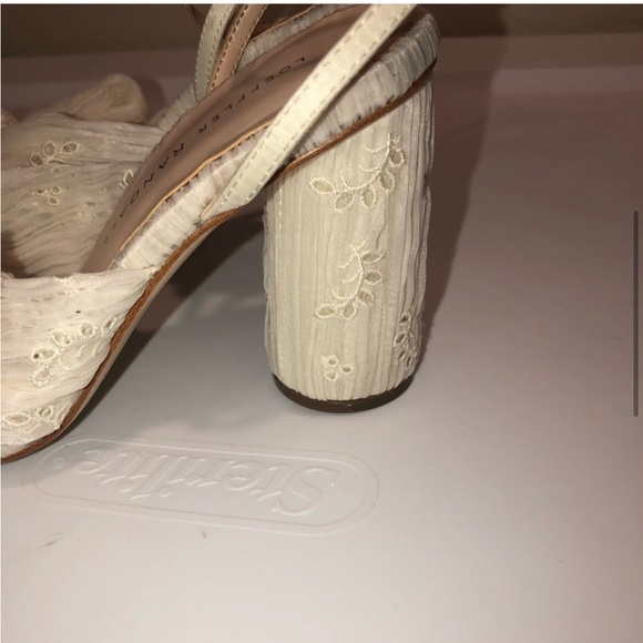 Loeffler Randall Camillia embroidered Pearl sandals 5 - Picture 6 of 7